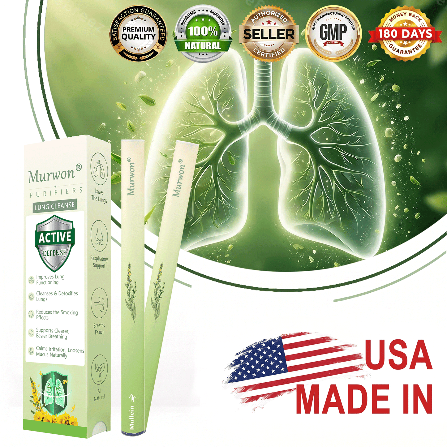 🇺🇸 𝐏𝐫𝐨𝐮𝐝𝐥𝐲 𝐌𝐚𝐝𝐞 & 𝐒𝐡𝐢𝐩𝐩𝐞𝐝 𝐢𝐧 𝐭𝐡𝐞 𝐔𝐒A✅𝐌𝐮𝐫𝐰𝒐𝒏® 𝐁𝐨𝐭𝐚𝐧𝐢𝐜𝐚𝐥 𝐌𝐮𝐥𝐥𝐞𝐢𝐧 𝐋𝐮𝐧𝐠 𝐂𝐥𝐞𝐚𝐧𝐬𝐞 𝐃𝐢𝐟𝐟𝐮𝐬𝐞𝐫🔥(👨‍⚕️Cough, Pharyngitis, shortness of breath, sputum, stuffy nose, bronchitis, bronchitis, allergy symptoms, lung discomfort)3❤️