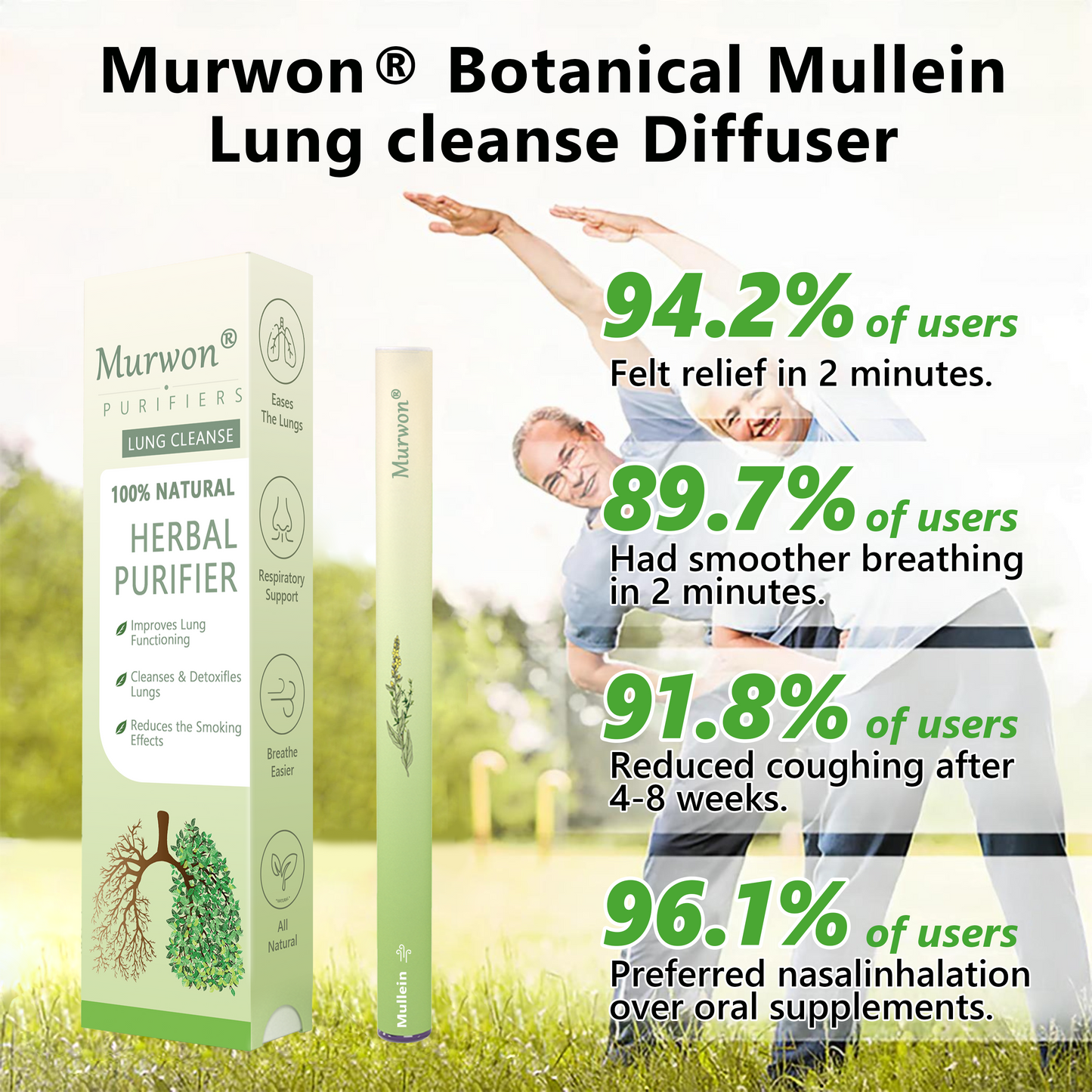 𝐔𝐒 𝐎𝐰𝐧𝐞𝐝 𝐚𝐧𝐝 𝐎𝐩𝐞𝐫𝐚𝐭𝐞𝐝✅ 𝗠𝐮𝐫𝘄𝗈𝗇® 𝐁𝐨𝐭𝐚𝐧𝐢𝐜𝐚𝐥 𝐌𝐮𝐥𝐥𝐞𝐢𝐧 𝐋𝐮𝐧𝐠 𝐂𝐥𝐞𝐚𝐧𝐬𝐞 𝐃𝐢𝐟𝐟𝐮𝐬𝐞𝐫(🫁Cough, Pharyngitis, shortness of breath, sputum, stuffy nose, bronchitis, bronchitis, allergy symptoms, lung discomfort) 💎